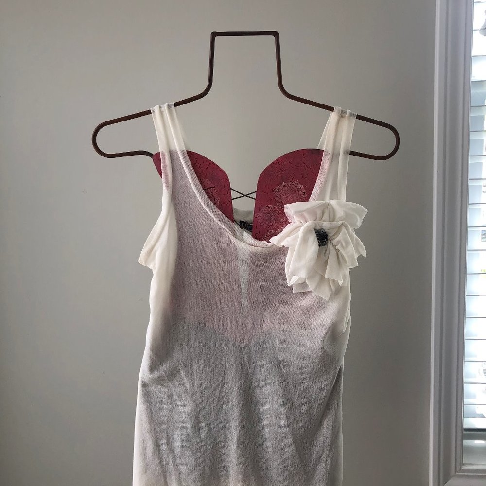 White Flower Blouse
